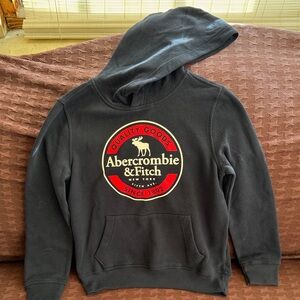 Abercrombie & Fitch boys navy Hoodie with Logo